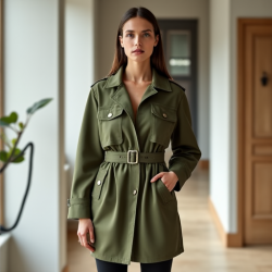 Urban Chic Belted Utility Jacket