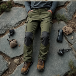 AlpineFlex Men's Articulated Climbing Pants