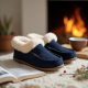 Elysian Comfort Suede Moccasin Slippers