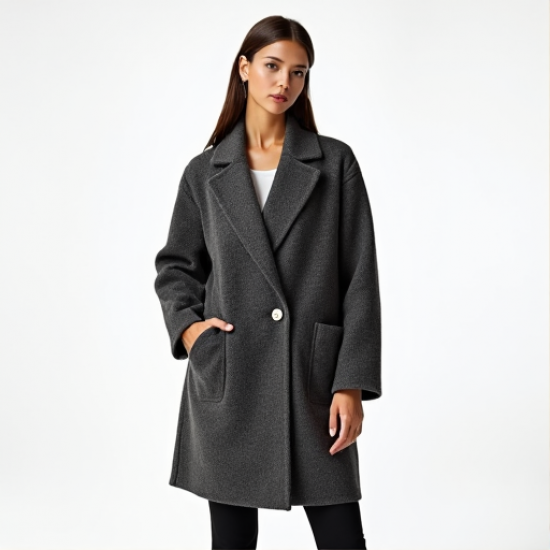 Chic Bouclé Elegance Cardigan Coat