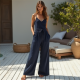 Breezy Elegance Wide-Leg Linen Pants