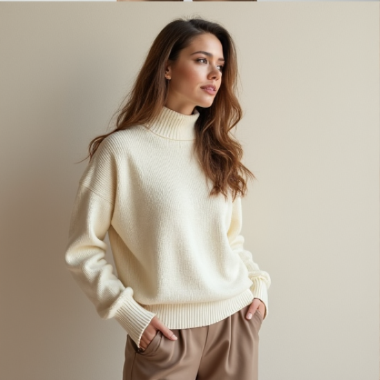 Chic Comfort Mock Neck Sweater