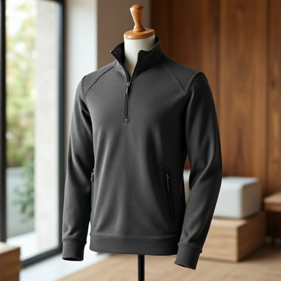 EverWarm Heathered Fleece Quarter-Zip Pullover