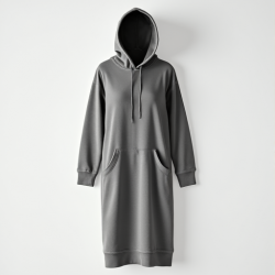 Elegance Longline Hoodie Dress