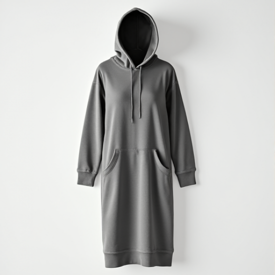Elegance Longline Hoodie Dress Elegance Longline Hoodie Dress