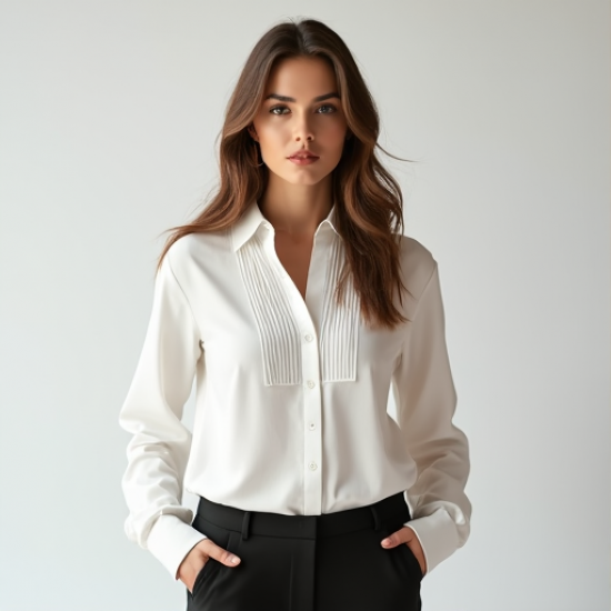 Elegance Pintuck Blouse