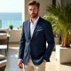 Coastal Breeze Linen-Blend Sport Coat