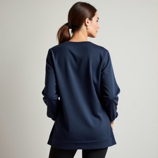 Chic Peplum Luxe Sweatshirt