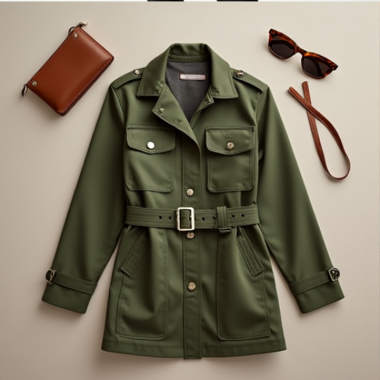 Urban Chic Belted Utility Jacket