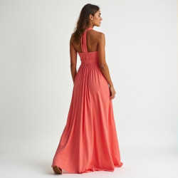 Elysian Summer Halter Maxi Dress