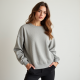 Chic Comfort Ribbed Sweatshirt