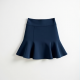 Chic Flounce Hem Tennis Skirt