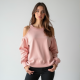 Chic Breeze Cold-Shoulder Sweatshirt