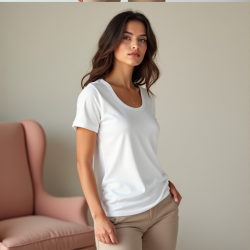 Supima Luxe Scoop Tee