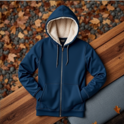 EverWarm Sherpa-Lined Fleece Hoodie