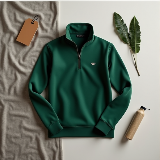 Evergreen Comfort Quarter-Zip Pullover