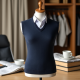 Classic Elegance Argyle V-Neck Sweater Vest Classic Elegance Argyle V-Neck Sweater Vest