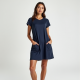 Chic A-Line Pocketed Tunic Dress