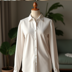 Chic Swiss Dot Elegance Shirt