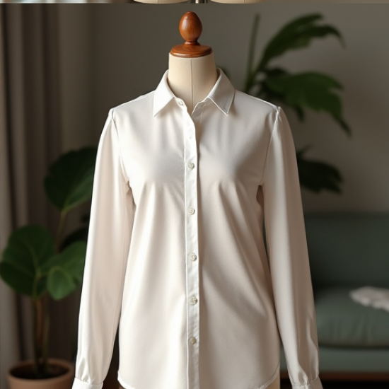 Chic Swiss Dot Elegance Shirt