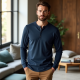 Heritage Comfort Henley Tee