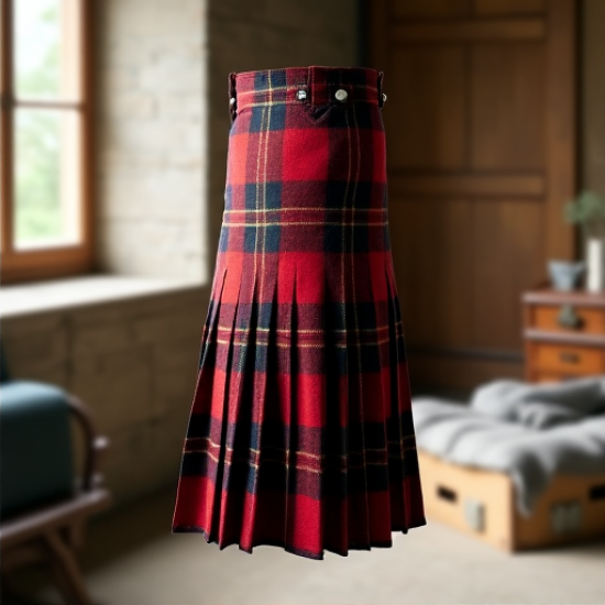 Highland Heritage Plaid Wool Blend Kilt
