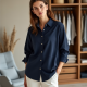 Casual Luxe Jersey Knit Boyfriend Shirt Casual Luxe Jersey Knit Boyfriend Shirt