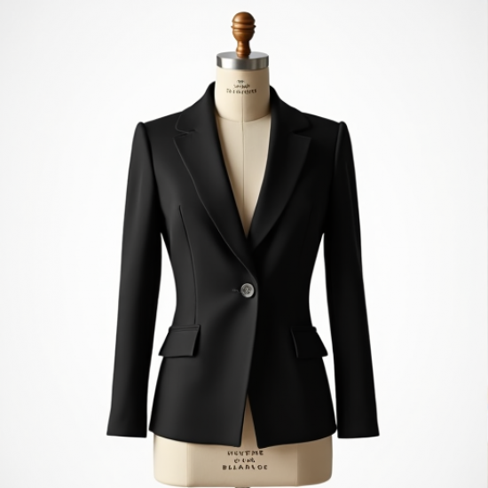 Elegance Draped Shawl-Collar Blazer