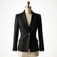 Elegance Draped Shawl-Collar Blazer