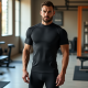 EliteFlex Men's Mock Neck Compression Tee