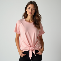 Chic Tie-Front Everyday Tee