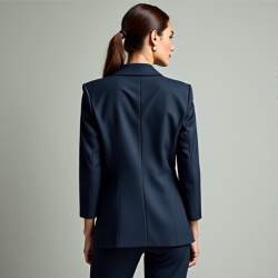 Elysian Elegance Scuba Knit Blazer