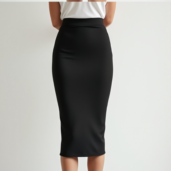Chic Comfort Stretch Jersey Pencil Skirt Chic Comfort Stretch Jersey Pencil Skirt