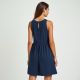 Elysian Breeze Sleeveless Trapeze Dress
