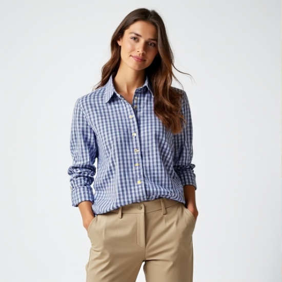 Gingham Breeze Performance Shirt