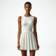 Elegance Ace Drop-Waist Tennis Dress