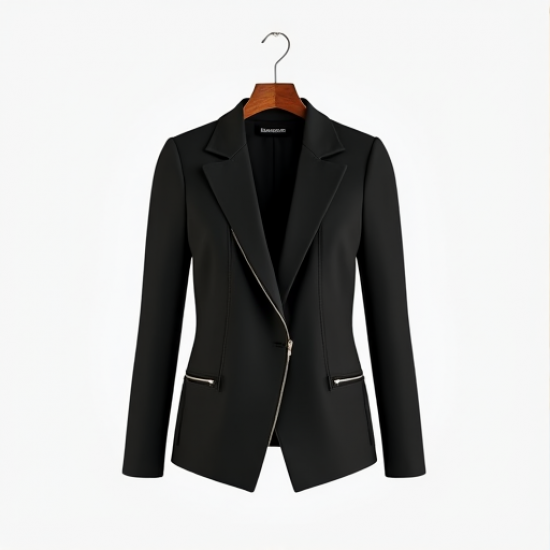 Chic Comfort Knit Moto Blazer Chic Comfort Knit Moto Blazer