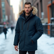 Arctic Shield Men's Down Parka with Faux Fur Hood