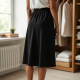 CozyChic French Terry Pull-On Skirt