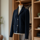 Chic Notch Elegance Sweater Jacket