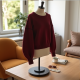 Chic Elegance Balloon Sleeve Knit Sweater