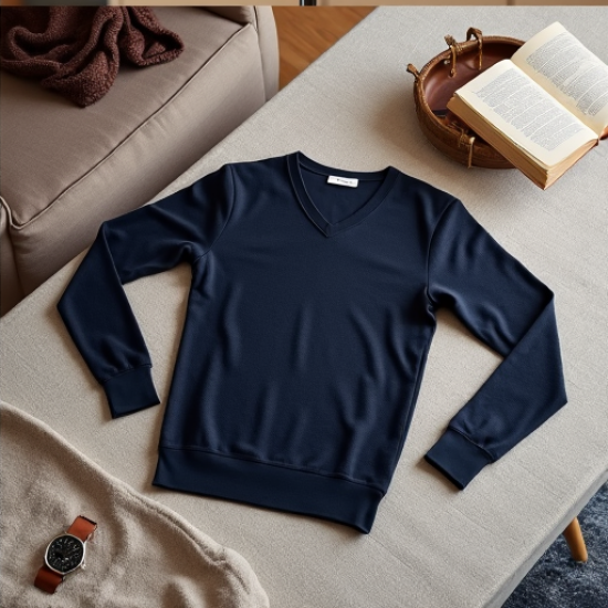 Elysian V-Neck Lambswool Sweater
