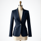 Elegance in Motion: Women's Ponte Knit Peaked Lapel Blazer