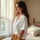 Chic Breeze Cropped Camp Shirt Chic Breeze Cropped Camp Shirt