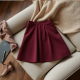 Velvet Touch Faux Suede A-Line Skirt