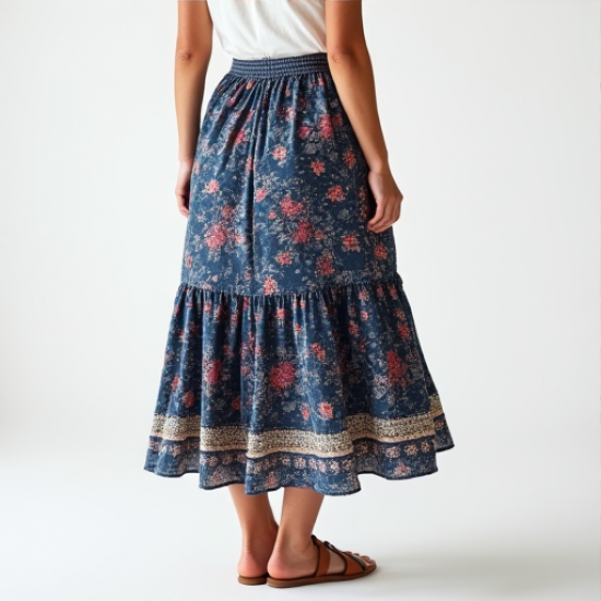 Bohemian Breeze Tiered Skirt