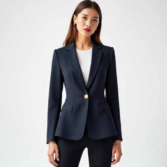 Chic Elegance Peplum Blazer
