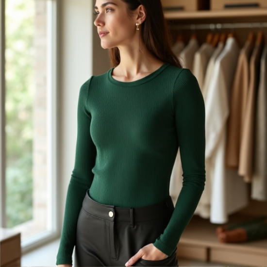 Elysian Comfort Ribbed Tee