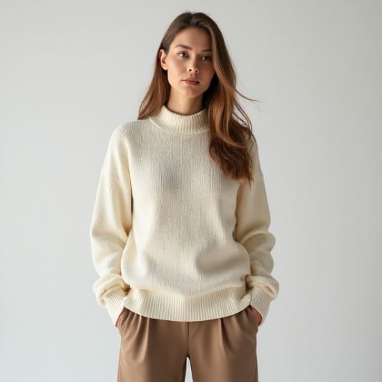 Chic Comfort Mock Neck Sweater