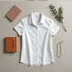 Elegance Fit Cap Sleeve Poplin Shirt